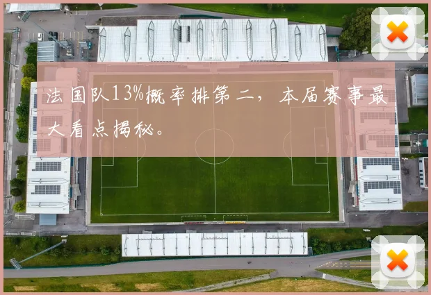 法国队13%概率排第二,本届赛事最大看点揭秘。
